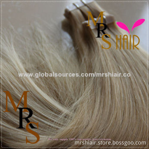 20-Inch 20# color Indian straight tape in hair